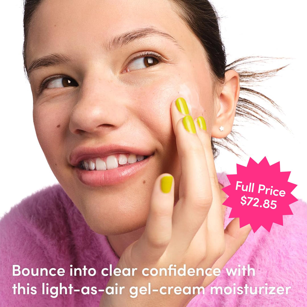 Evereden Lets Bounce Gel-Cream Moisturizer jar for lightweight hydration