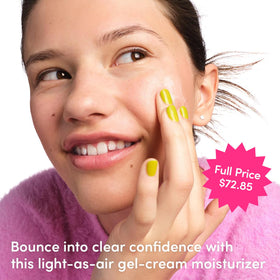 Evereden Lets Bounce Gel-Cream Moisturizer jar for lightweight hydration
