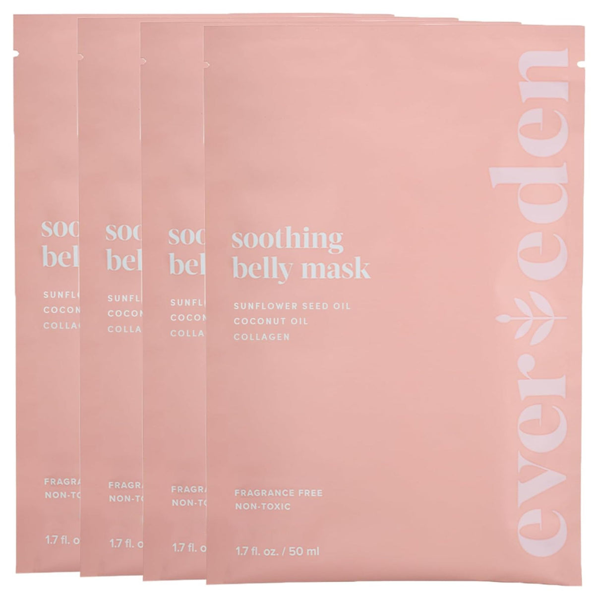 Evereden Soothing Belly Mask pack for pregnancy skin hydration and nourishment.