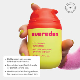 Evereden Steer Clear Jelly Cleanser bottle shows refreshing, non-drying cleansing action.