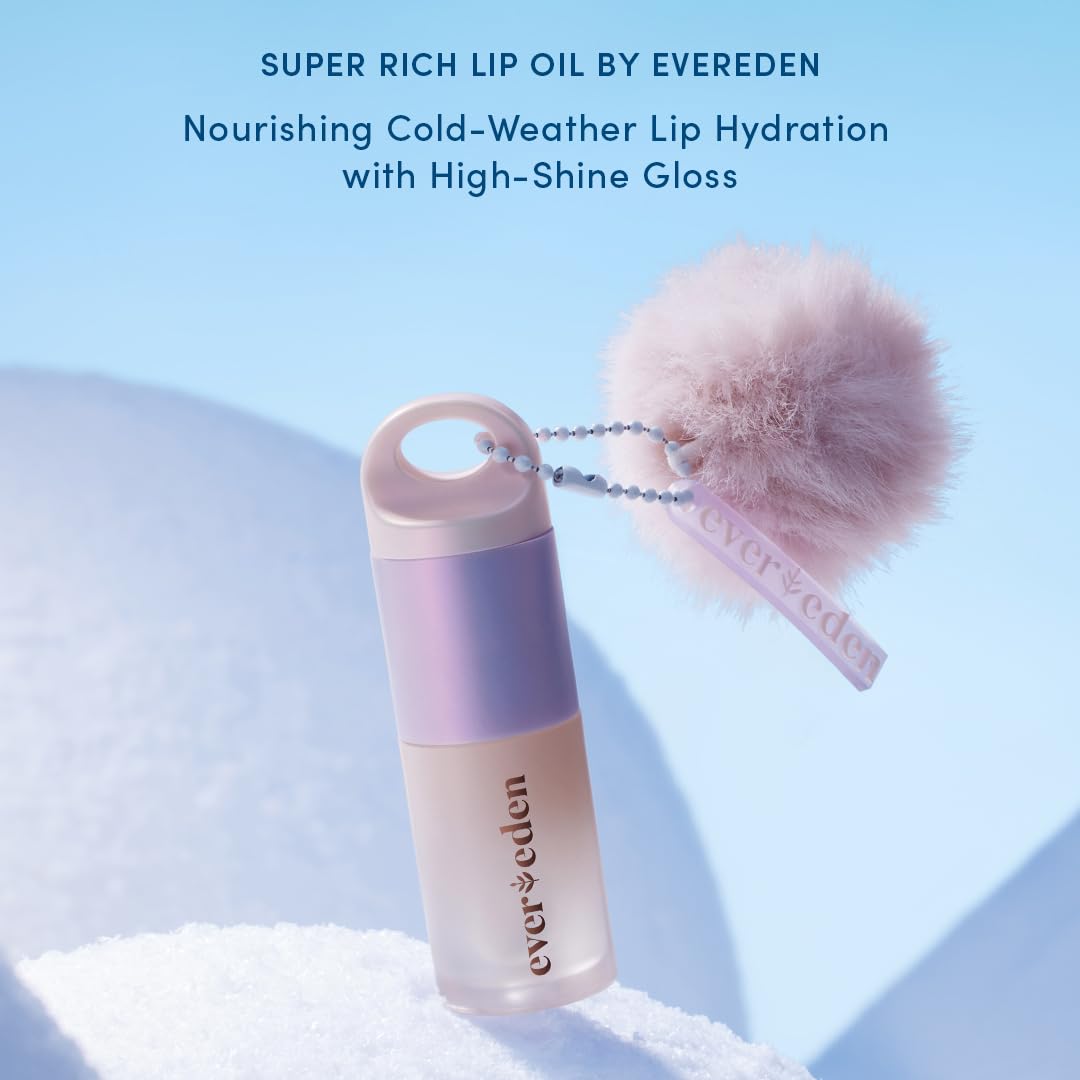 Evereden lip oil dropper applying smooth nourishment