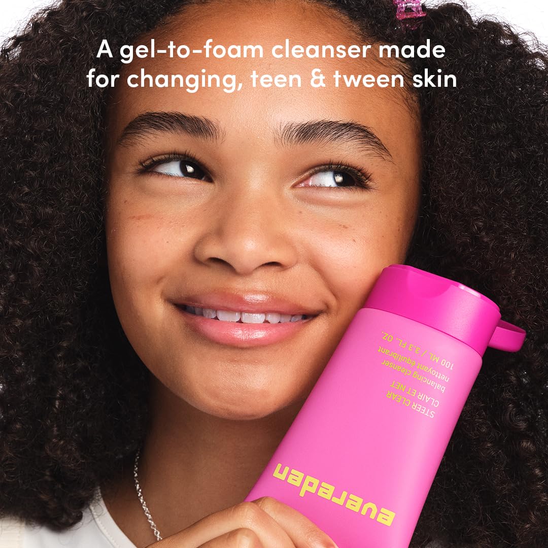 Evereden vegan skincare logo on box signals clean ingredients.