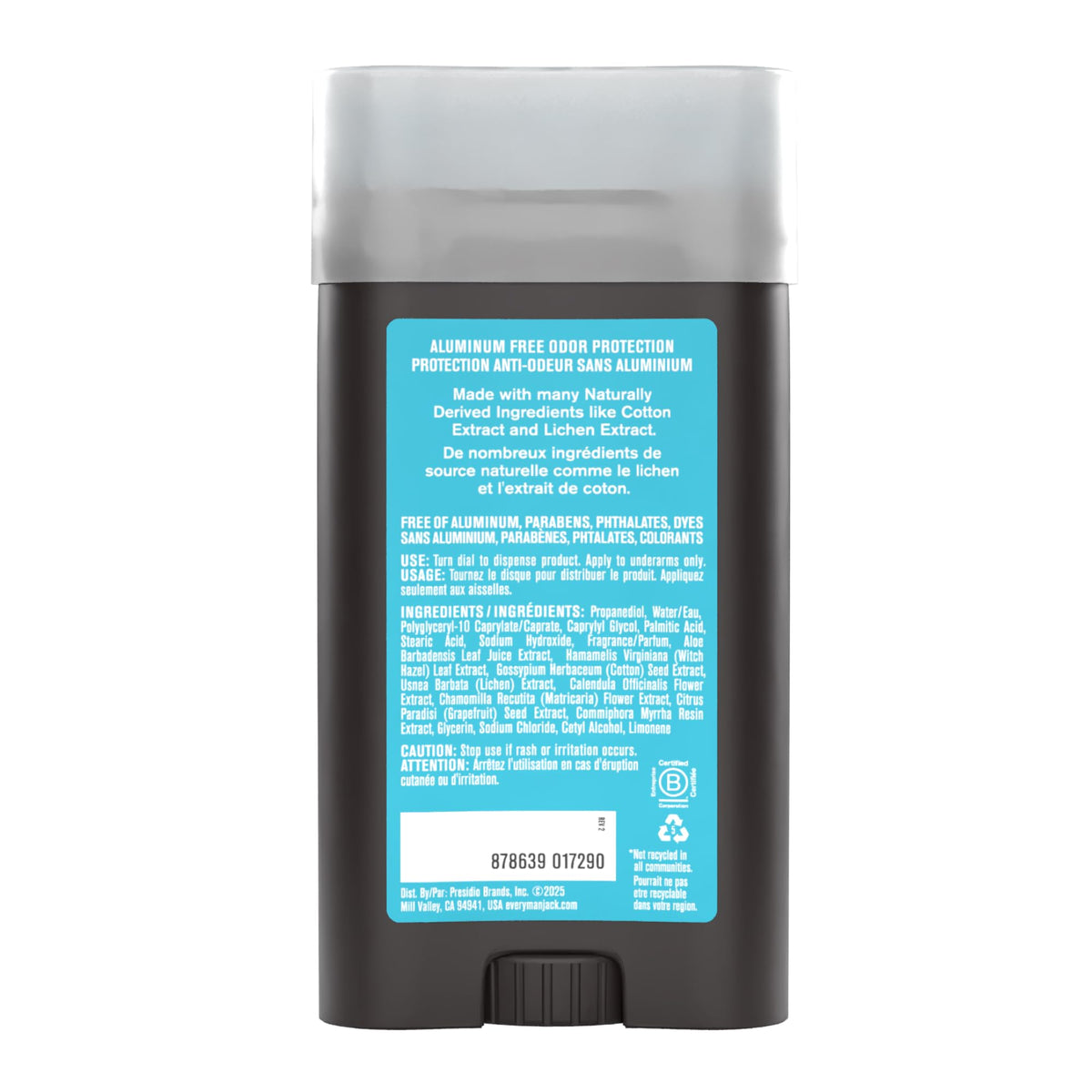 Every Man Jack recyclable packaging emphasizes reduced plastic