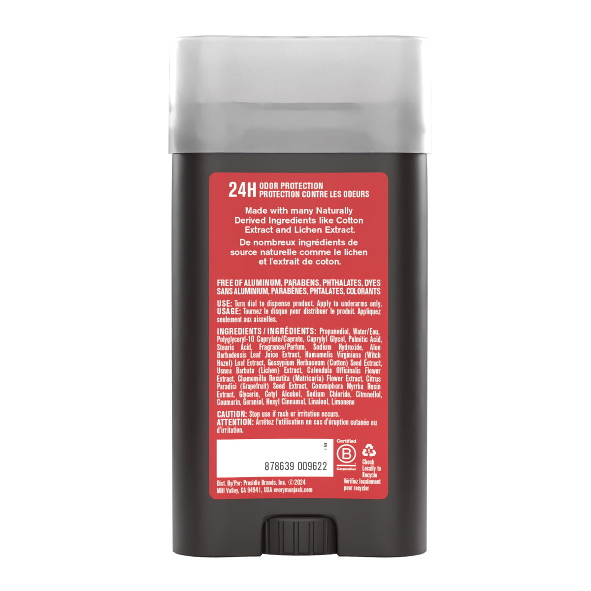 Every Man Jack bottle-cap close-up shows compact 3-ounce size