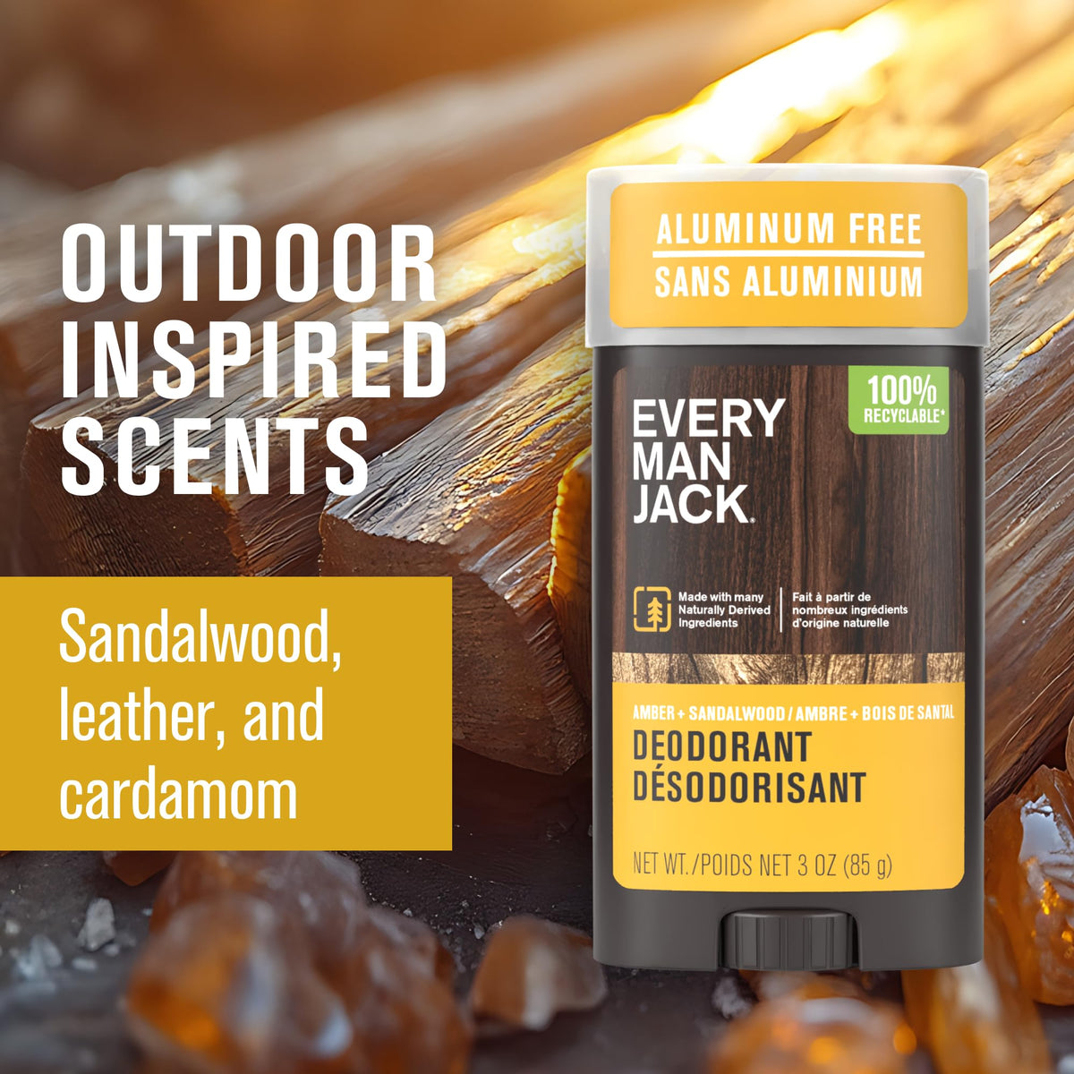 Every Man Jack packaging with sustainable design