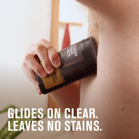 Every Man Jack deodorant stick ready for daily underarm application