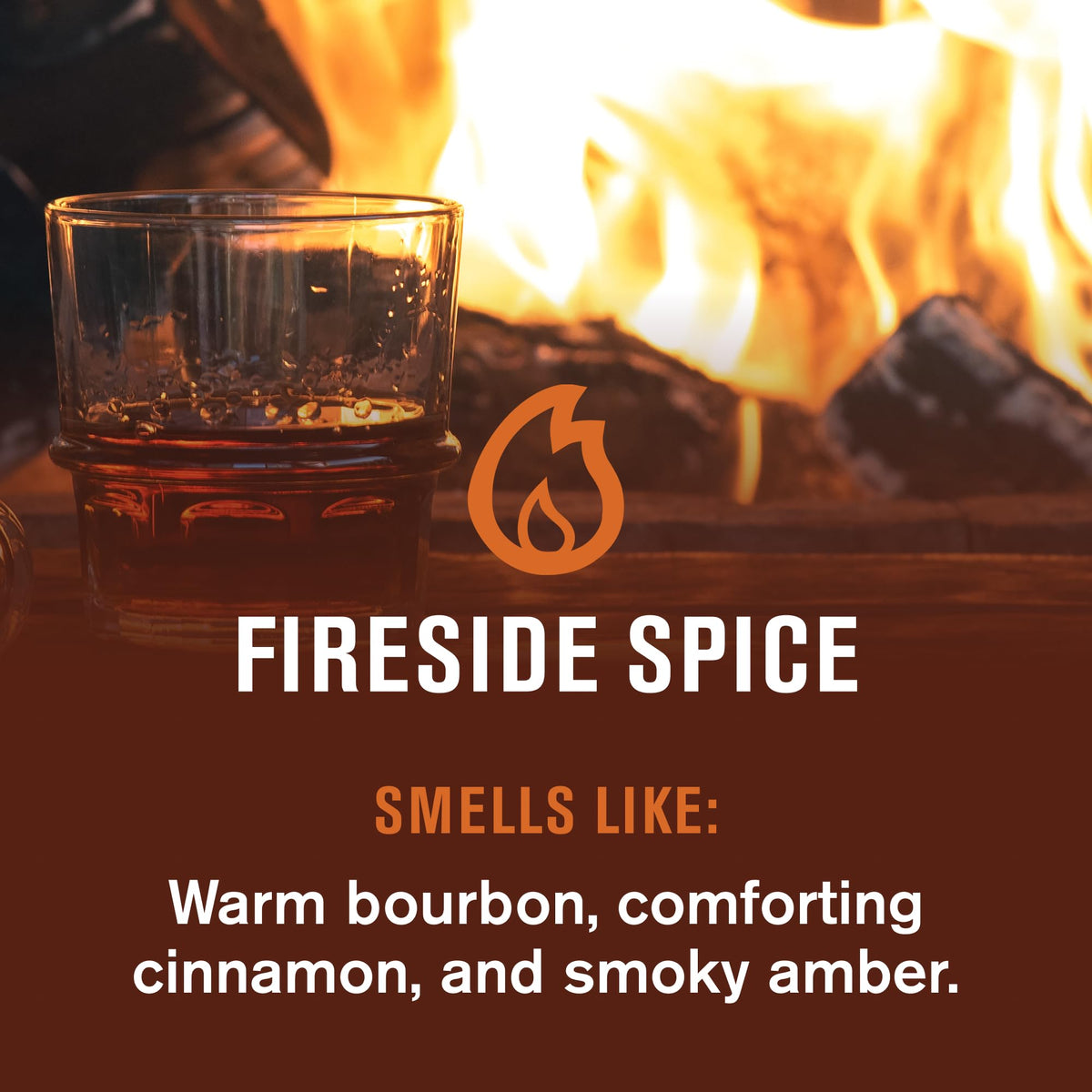 Every Man Jack Fireside Spice closeup fragrance highlights warm notes.