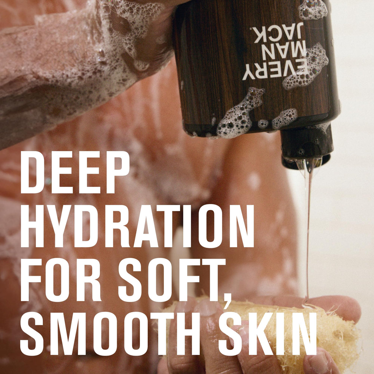 Every Man Jack Fireside Spice pump-dispense for easy shower use.