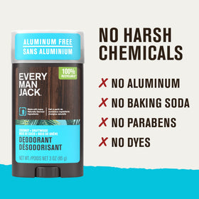 Every Man Jack formula suitable for all skin types