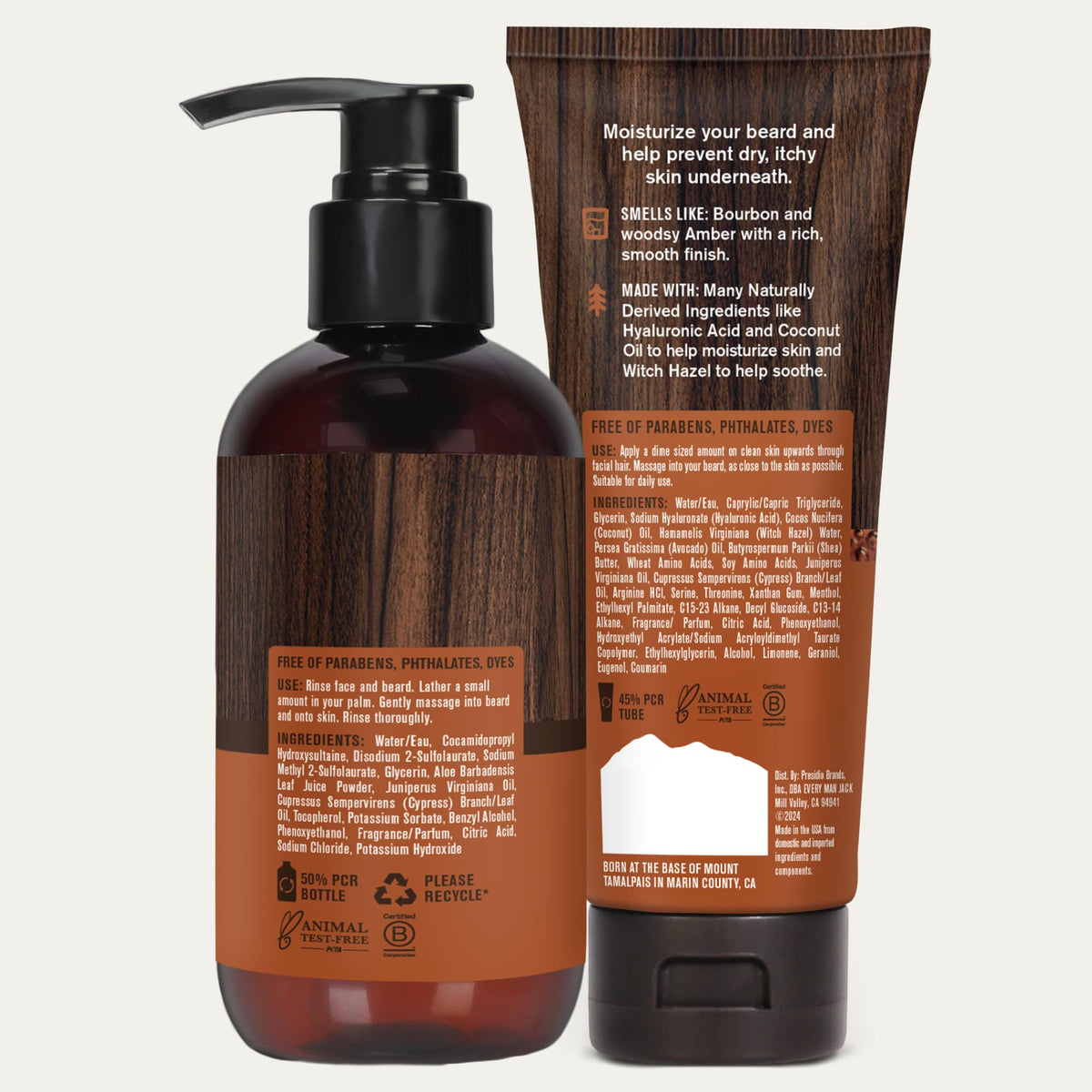 Men's grooming kit setup featuring Every Man Jack products.