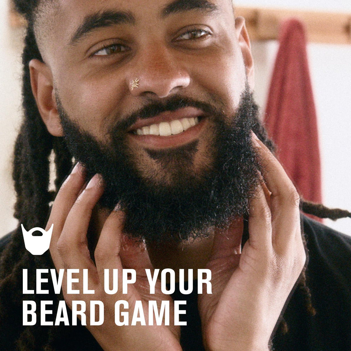 Every Man Jack scruff face lotion bottle provides soothing hydration after cleansing.