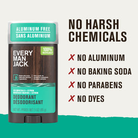Every Man Jack Sea Minerals Citron deodorant 3oz tube closeup