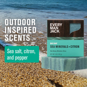 Every Man Jack Shea Coconut Olive Oil blend nourishes skin during daily showers