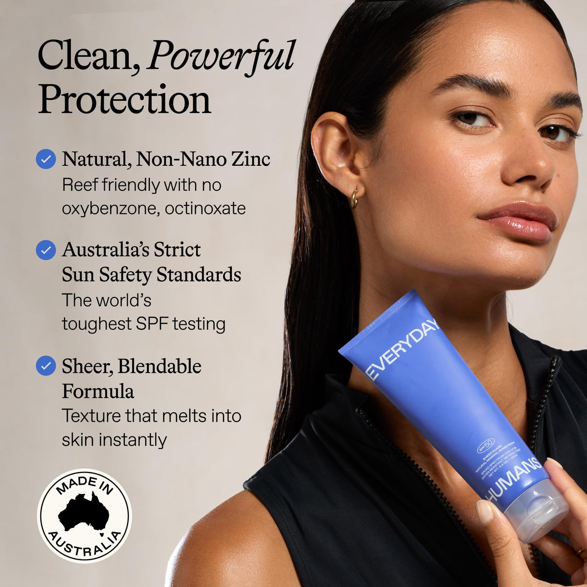 Everyday Humans Sheer Guard travel-size pack is ideal for beach trips.