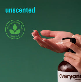 Everyone 2-in-1 lotion body-skin close-up emphasizes soft even hydration
