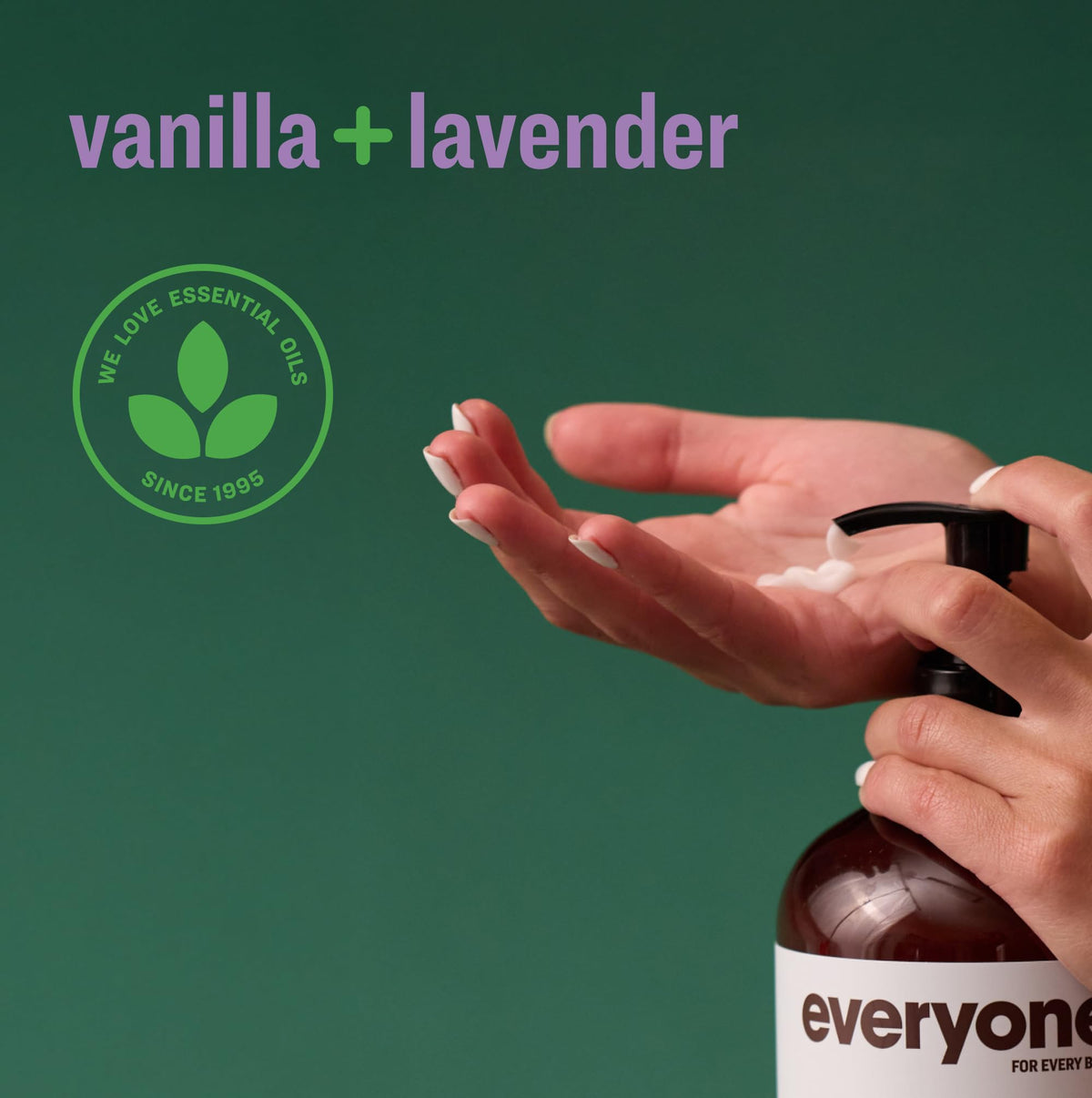 Everyone for every body packaging with recycled plastic bottles.