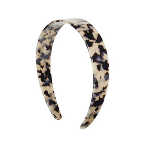 EVITA PERONI acetate headband amber close up showing glossy finish for chic everyday wear
