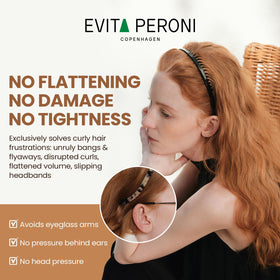 EVITA PERONI adjustable fastener for a personalized fit.