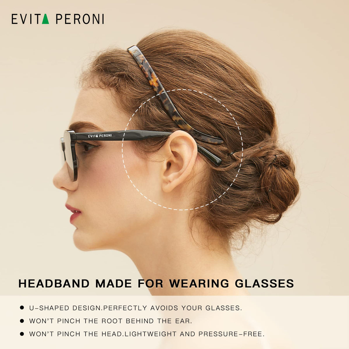 EVITA PERONI headband color options on display
