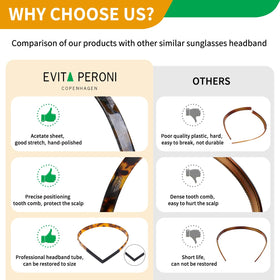 EVITA PERONI gift-boxed hair bands presentation