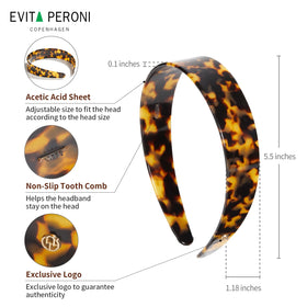 EVITA PERONI headband suitable for daily use and makeup routines