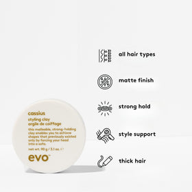 EVO Cassius thick hair definition demonstration.