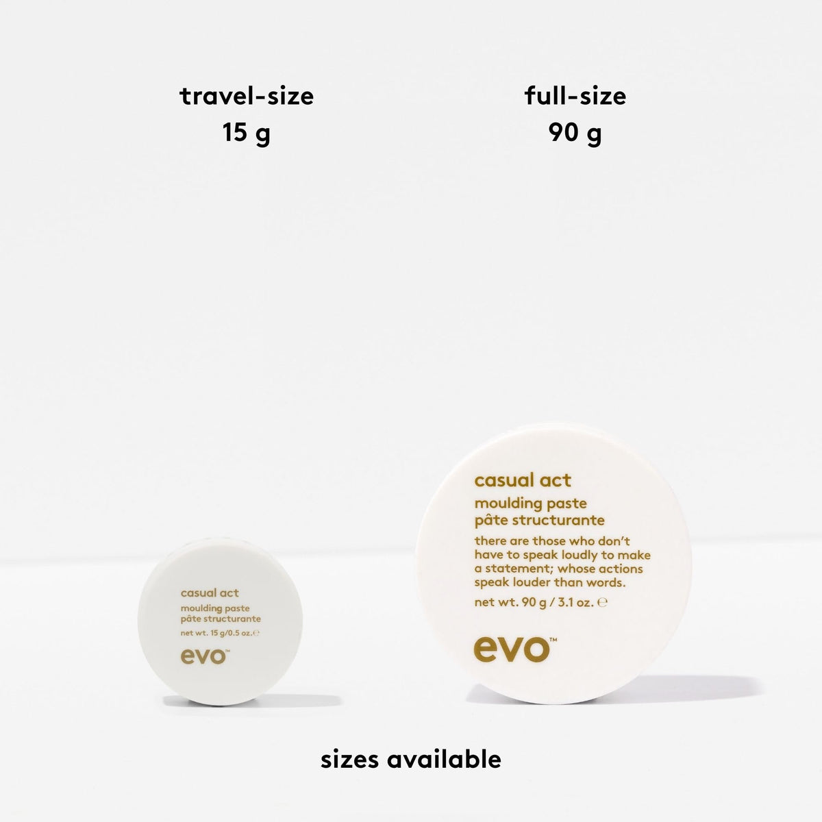 EVO Casual Act model styled look shows versatility from casual to polished.