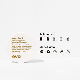 EVO Casual Act texture definition application demonstrates natural texture and separation.
