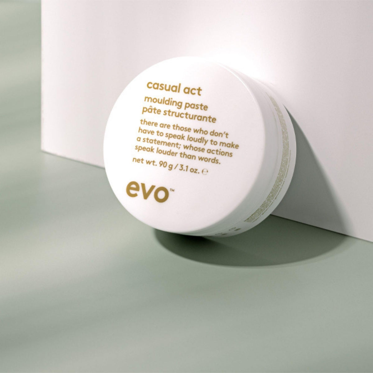 EVO Casual Act wash out easily without leaving residue.
