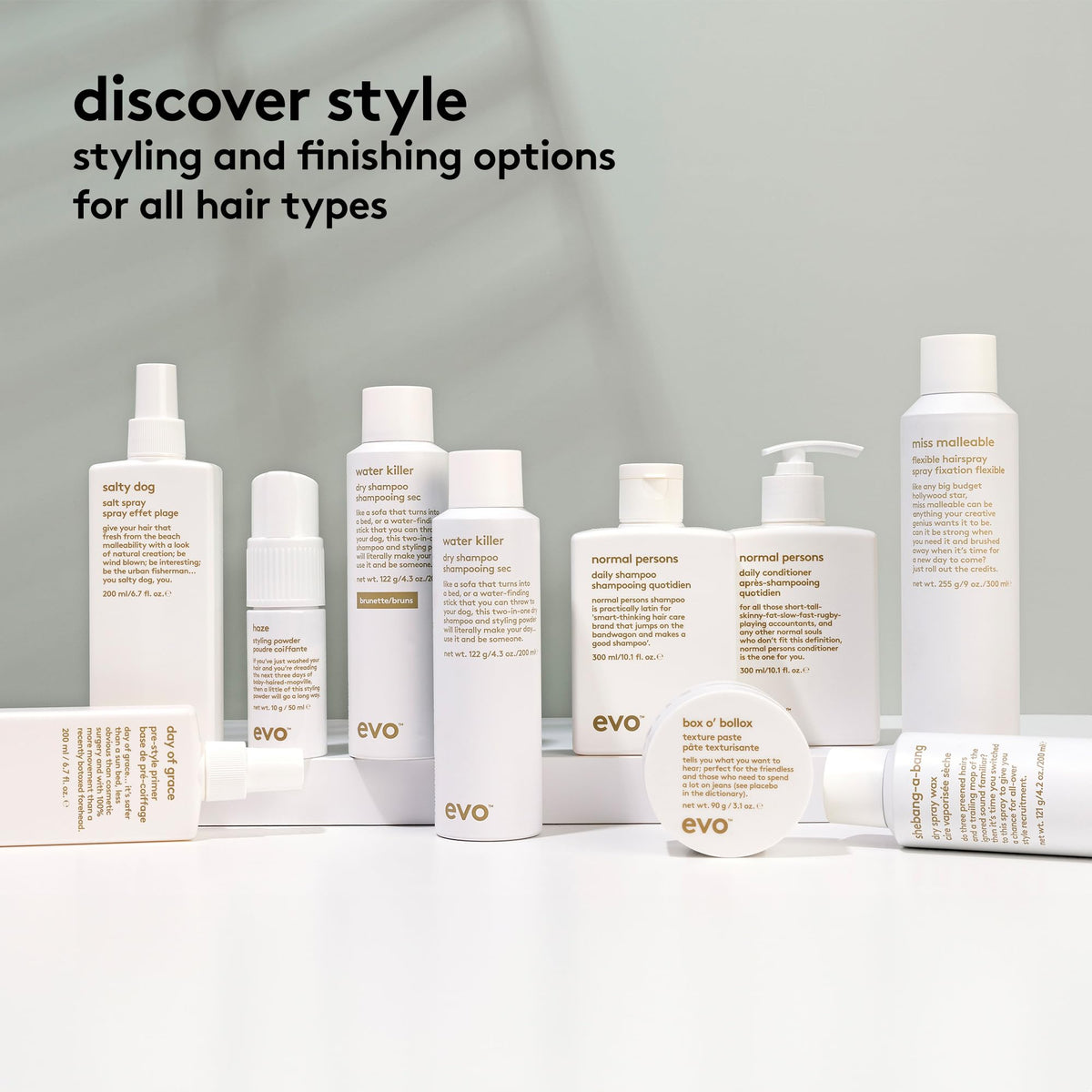 EVO Icon Welder application on hair for everyday use and protection.