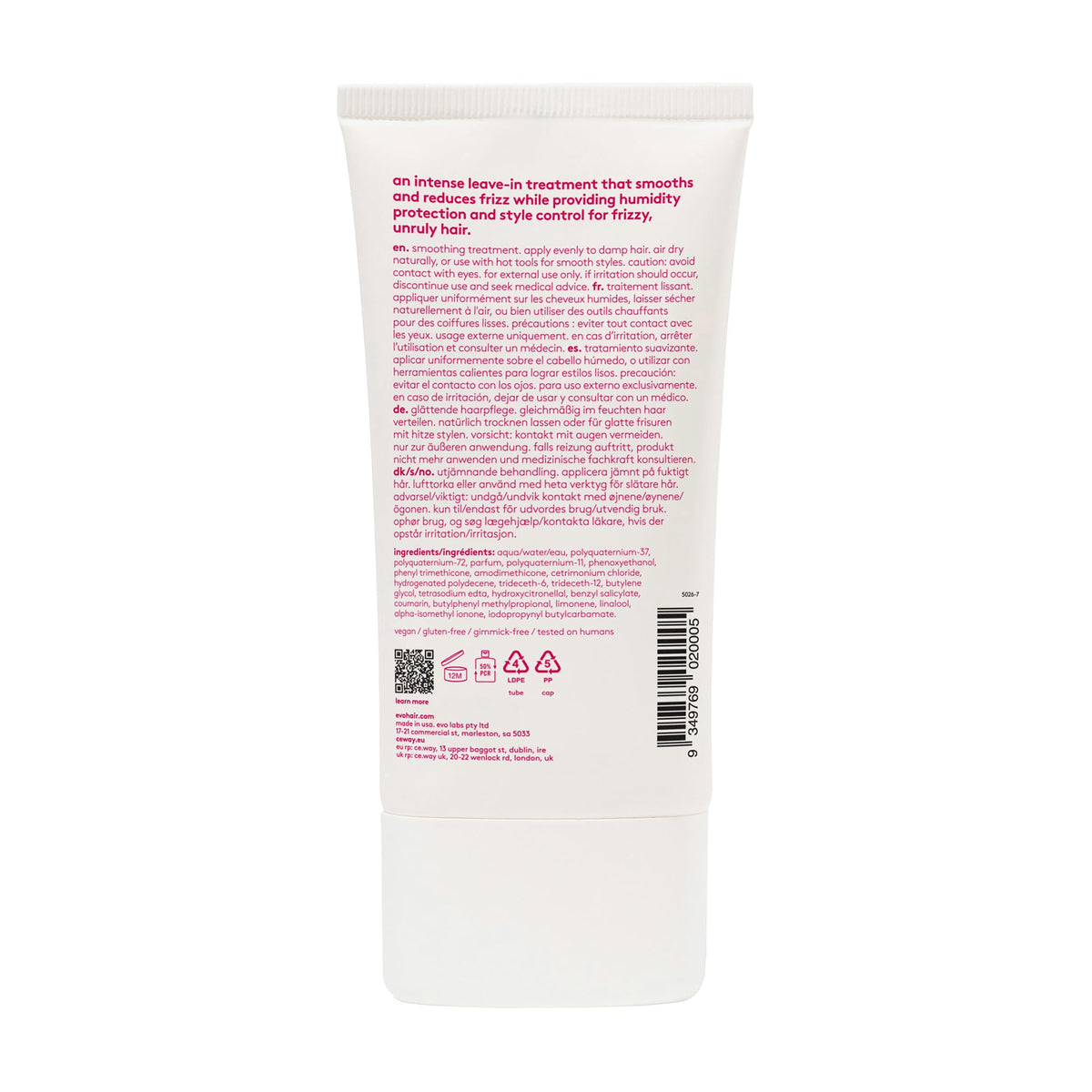 EVO Lockdown leave-in being applied to hair for detangling and manageability