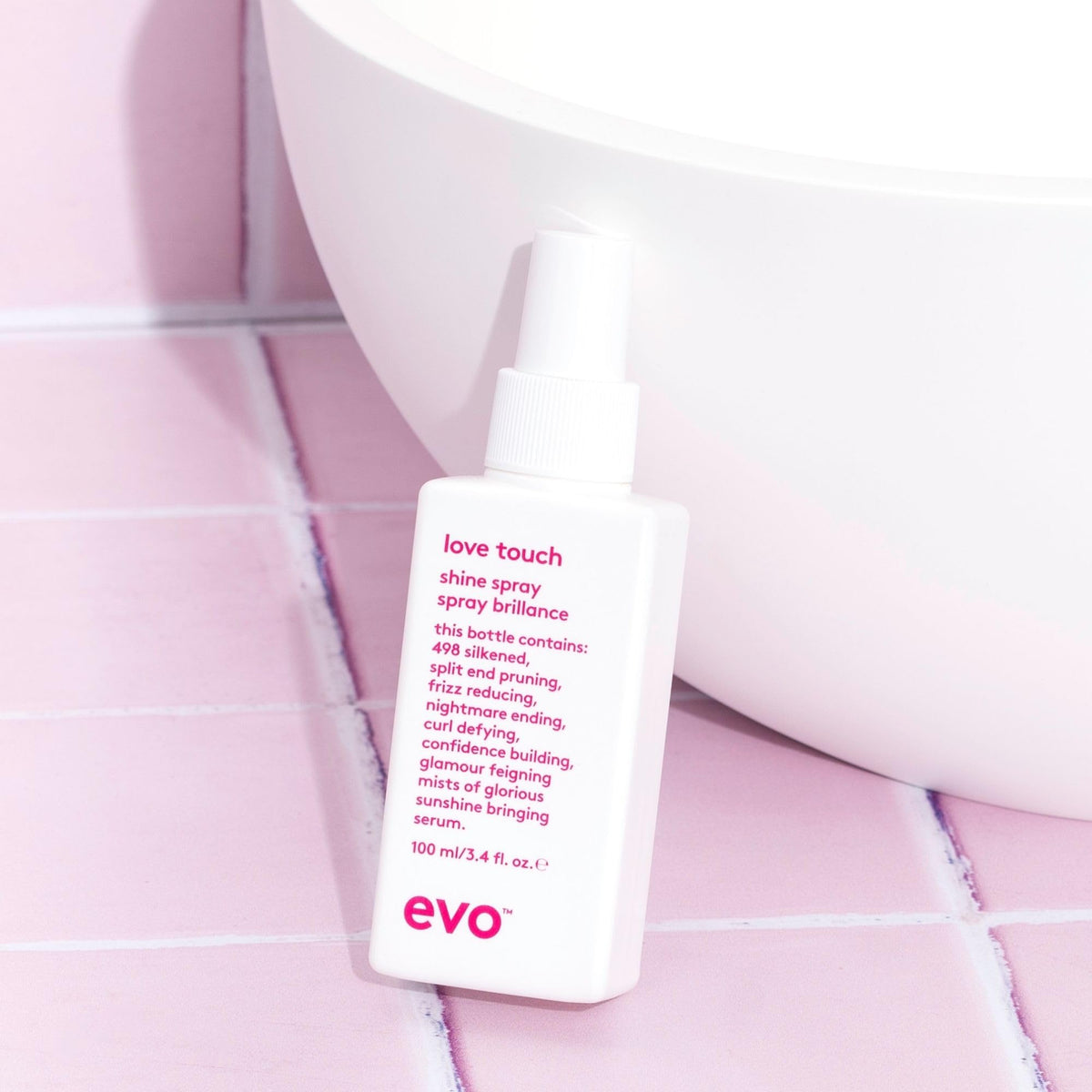 EVO Love Touch humidity seal demonstrates moisture retention for lasting style