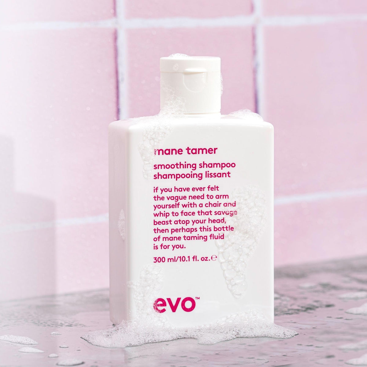 EVO Mane Tamer hair texture close-up shows improved combability