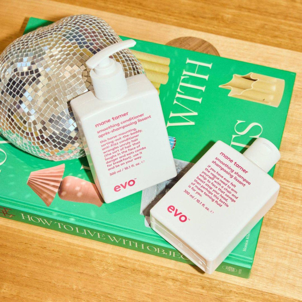 EVO Mane Tamer shampoo lather emphasizes smoothing action