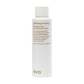 EVO Shebang-A-Bang dry spray mist for versatile texture and pliable hold.
