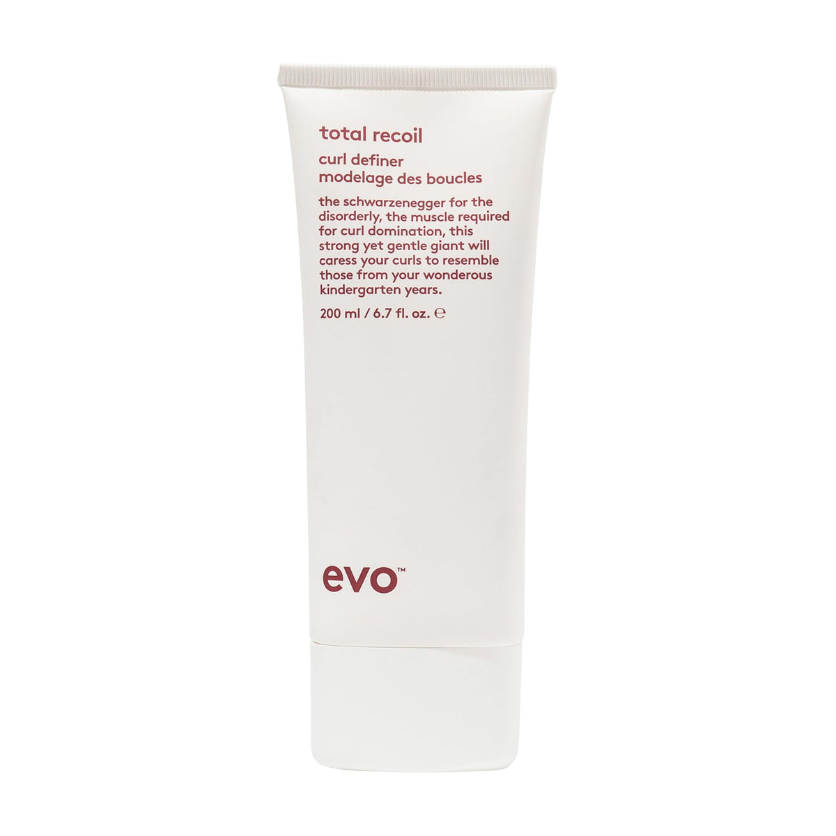 EVO Total Recoil Curl Definer bottle for defined curls.