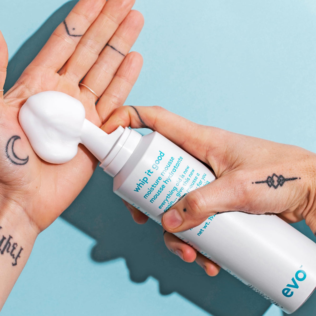 EVO Whip It Good creates soft, manageable hair with a weightless feel