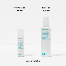 EVO Whip It Good pairs well with other styling products for layering