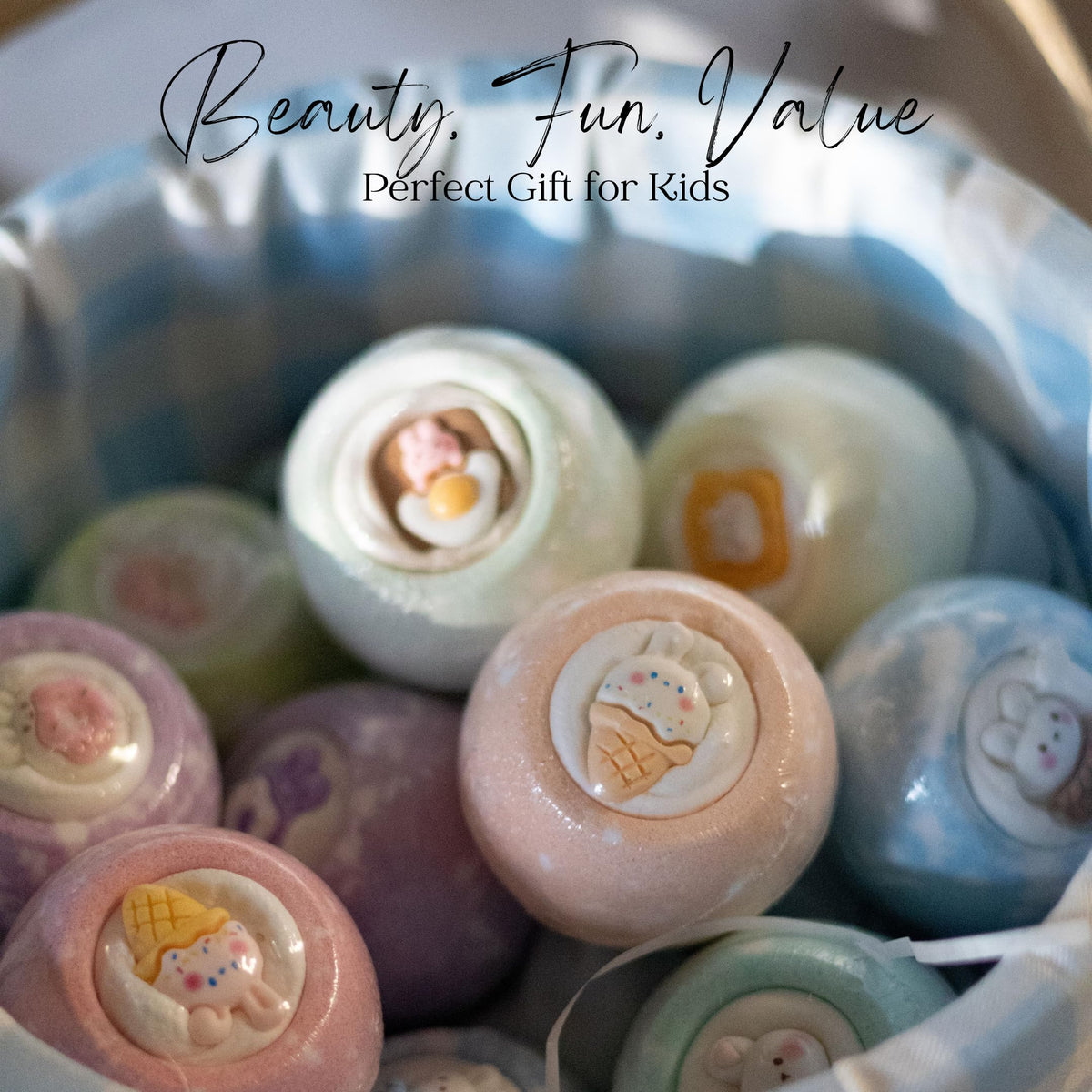 EvolutionUSA lavender-scent bath bomb creates a calming bath moment