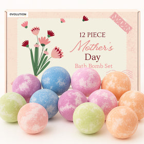 EvolutionUSA Mothers Day bath bombs set offering a spa-like gift for mom’s relaxing bath