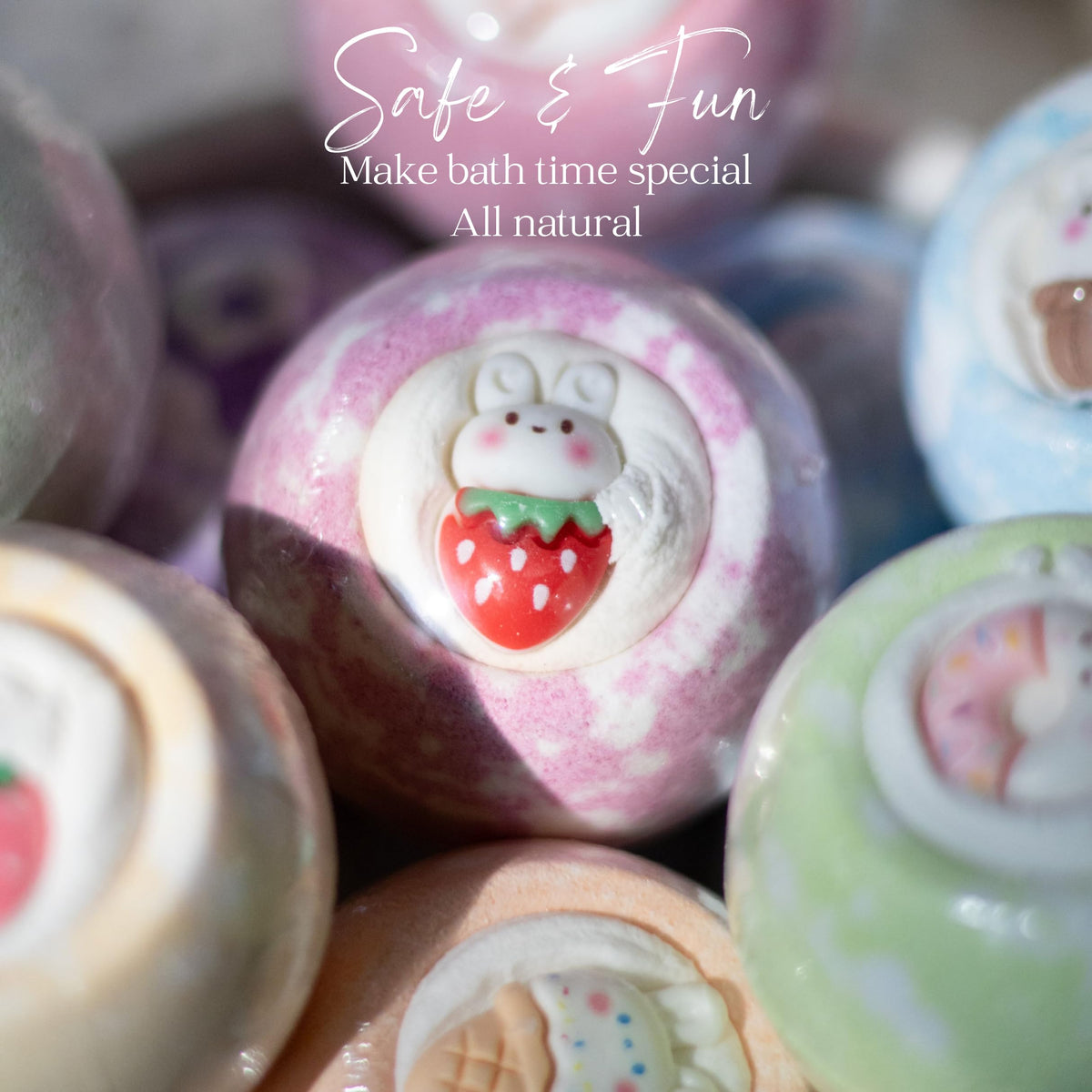 EvolutionUSA organic kids bath bombs are gentle on skin