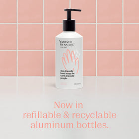 EVOLVED BY NATURE unscented hand soap bottle, ideal for fragrance-free sensitive skin routines