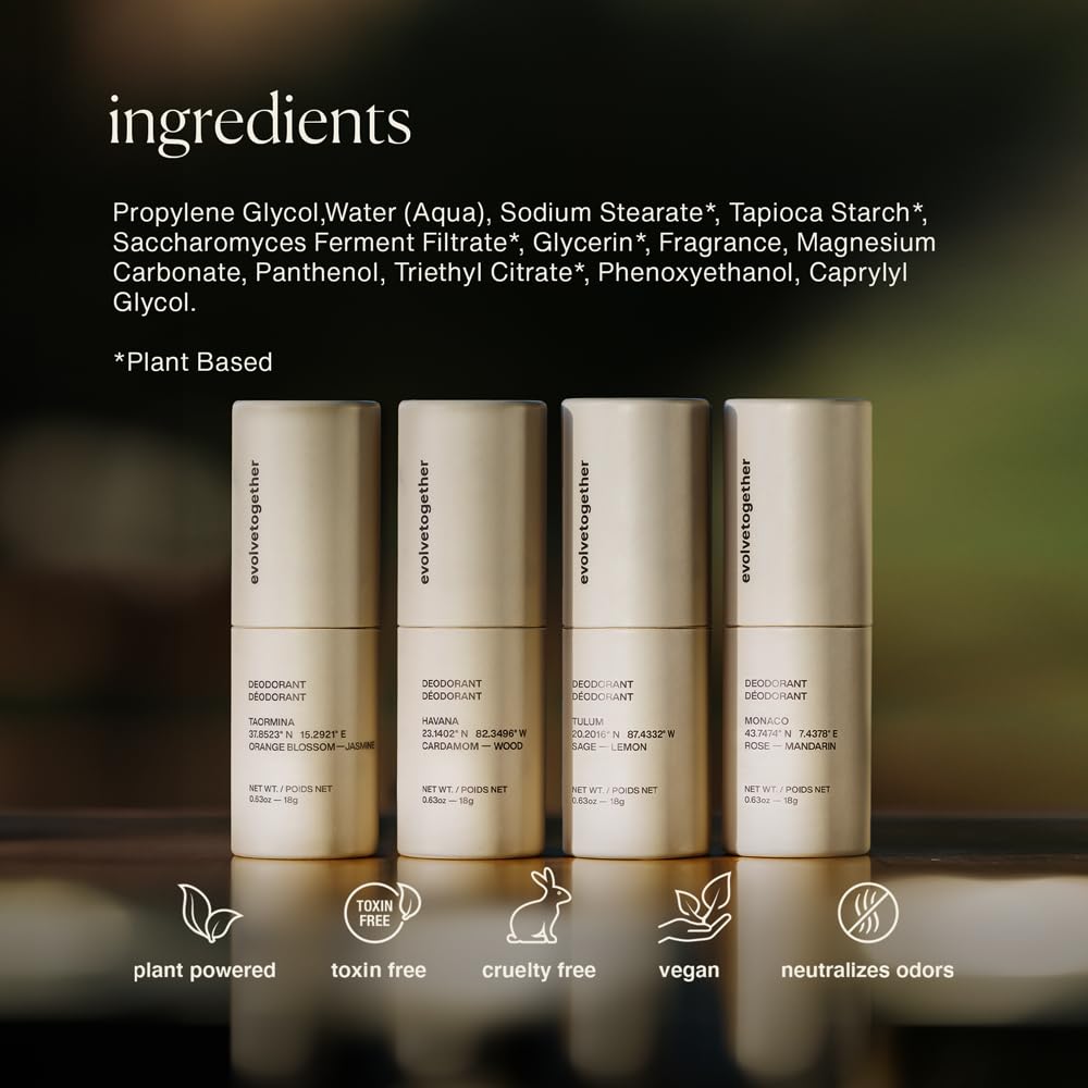 Evolvetogether deodorant packaging materials emphasize reduced plastic