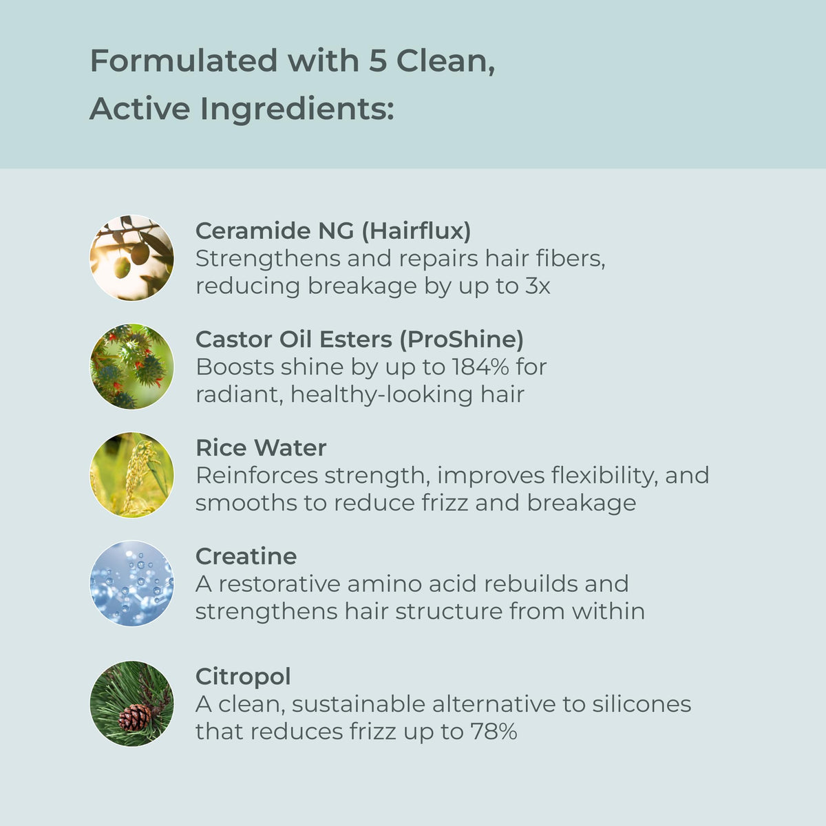EVOLVh UltraShine Moisture Shampoo on a shower ledge with glossy shine.