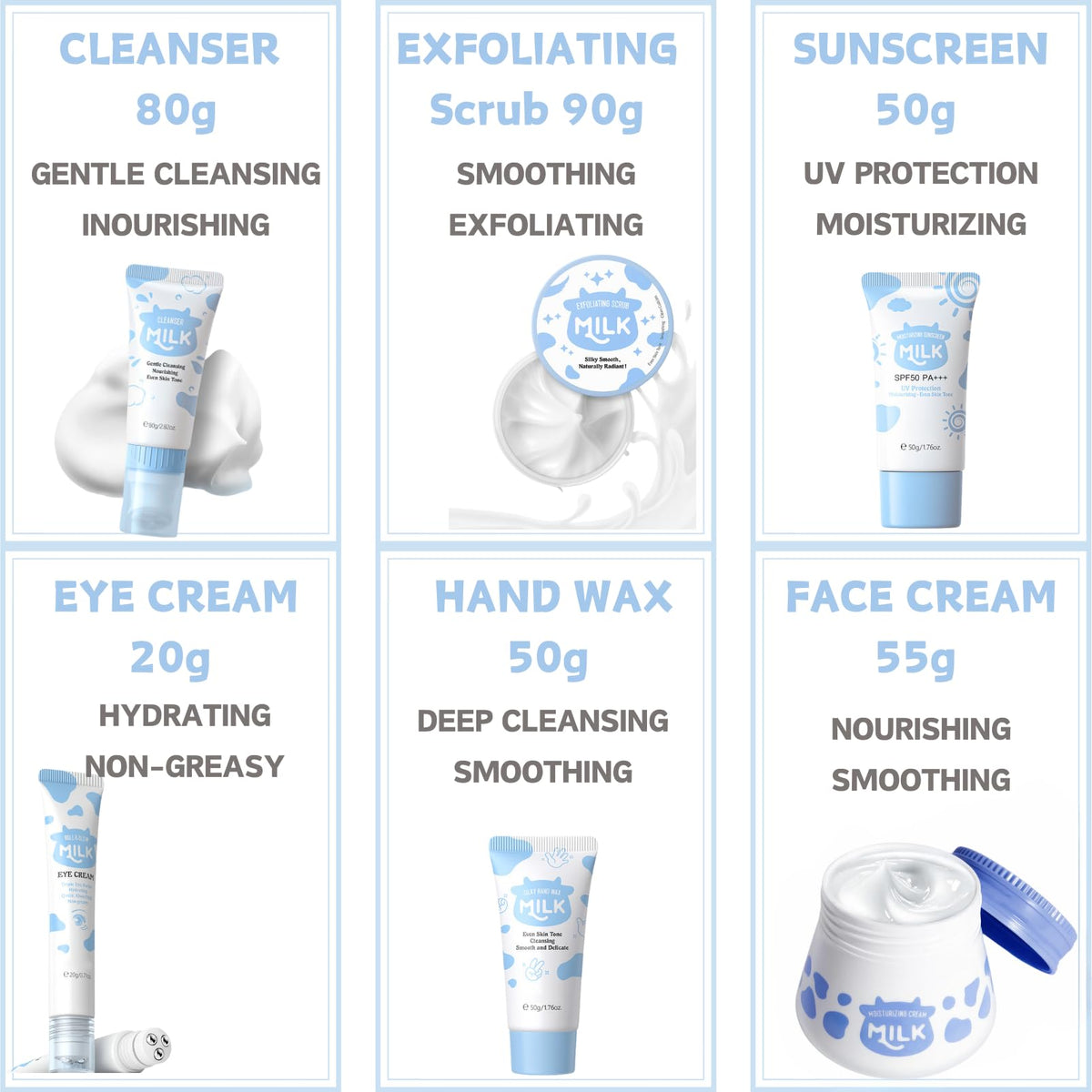 Evolvique Milk Face Cream, moisturizing formula for smoother skin.