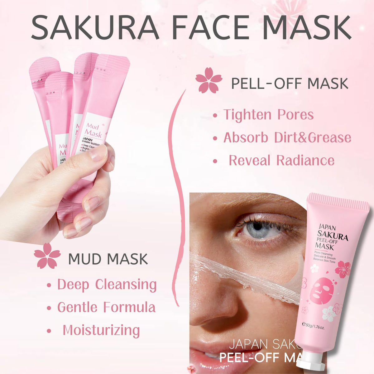 Evolvique Sakura serum bottle offers quick nourishment for a healthy glow.