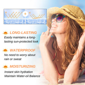 Evolvique SPF100 travel pack ready for outdoor adventures.