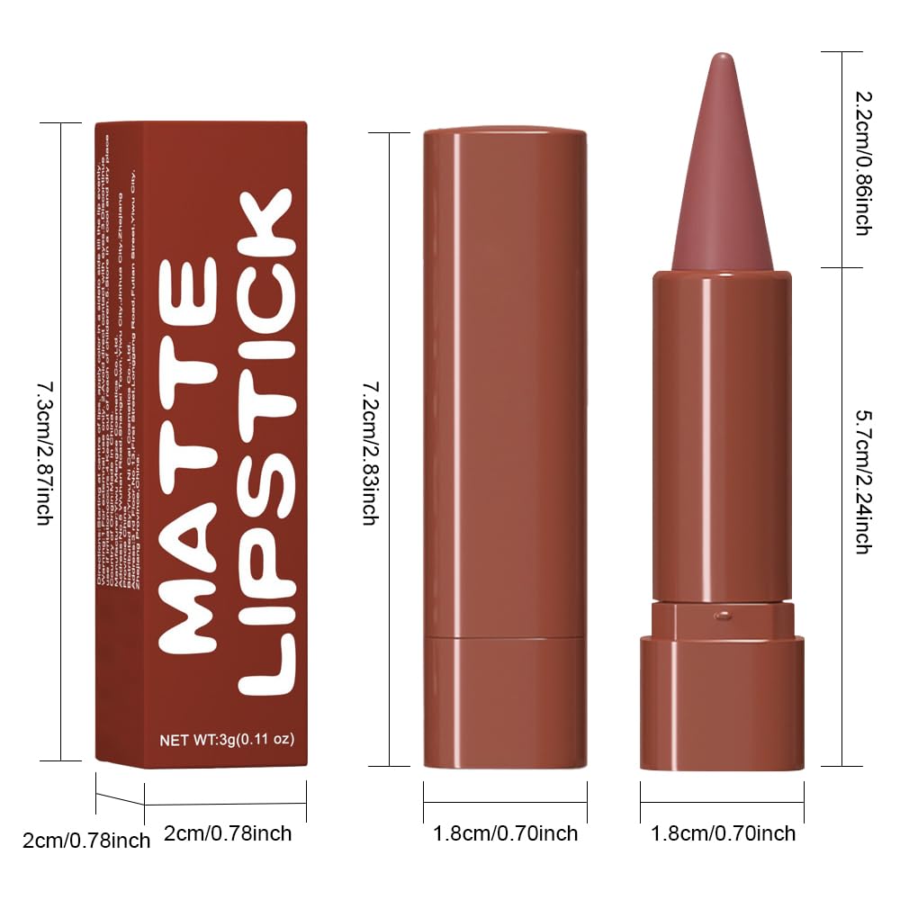 evpct travel-friendly twist-up crayons fit in purses for on-the-go touch-ups.