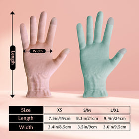 Evridwear Breathable cotton gloves for comfortable daily hand care.
