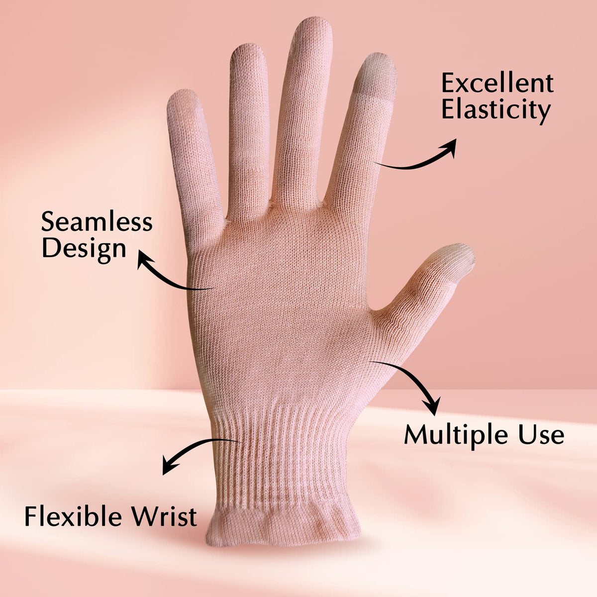 Evridwear Beauty Gloves for eczema care and dry hands with breathable cotton comfort.